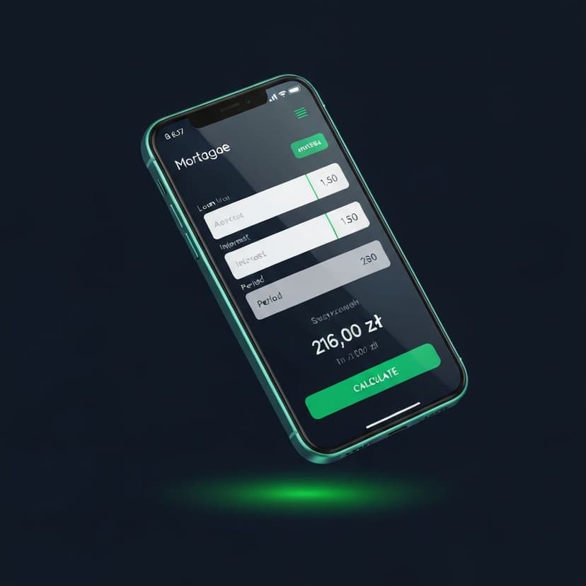 Podgląd aplikacji Pogromca Odsetek - kalkulator nadpłat kredytu hipotecznego